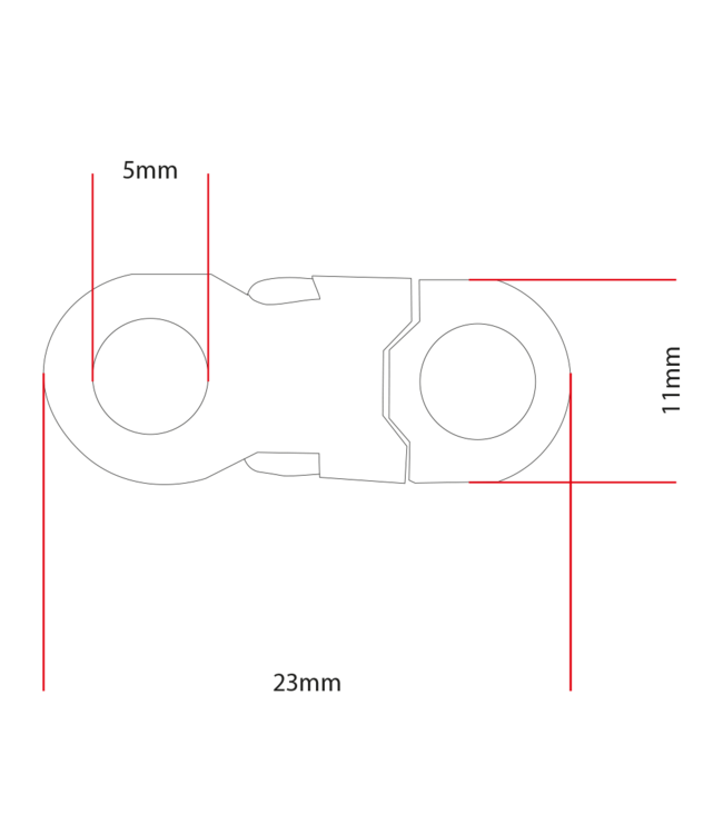 Mini buckle