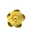 Perlina scorrevole fiore Oro