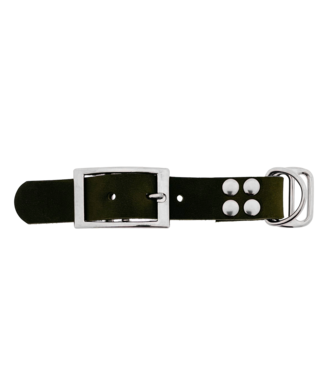 123Paracord Adattatore in pelle ingrassata 25MM Olive