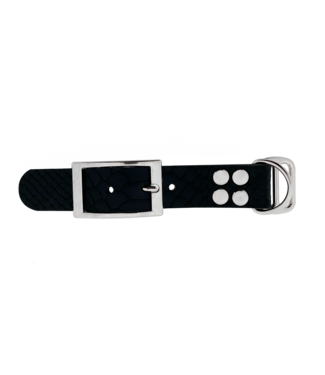 123Paracord pelle di bufalo adattatore 25MM motivo serpente Nero