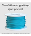 Paracord 550 tipo III Fluor Arancione (PES)