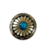 Concho fiore Argento 30MM