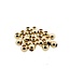 Paracord Spacer 8X6MM Oro 25 pezzi
