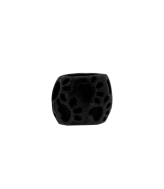 123Paracord Perline a forma di zampa di cane intorno Blackline