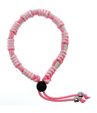 123Paracord DIY anti-tick collare Piggy Pink/Pastel Rosa