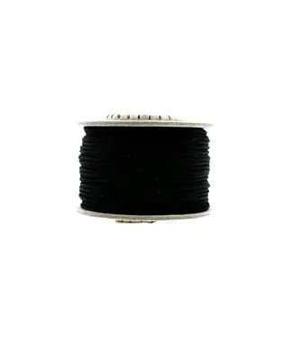 123Paracord Microcorde 1.4MM Nero - 40 mtr