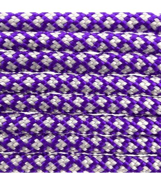 123Paracord Paracord 550 tipo III Acid Lila / Cream Diamond