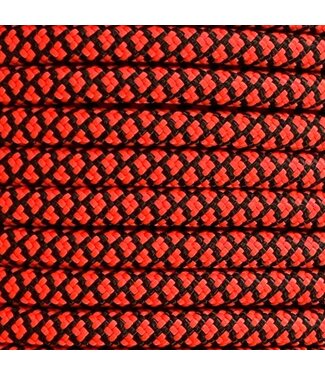 123Paracord 6MM PPM Corda Simply Rosso Diamond