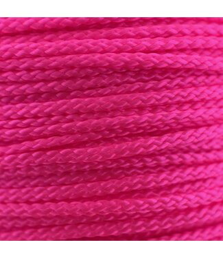 123Paracord Microcord 1.4MM Ultra neon Rosa