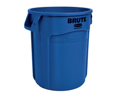 Rubbermaid Ronde Brute container 75,7 liter blauw