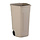 Mobiele container basis 110 liter beige