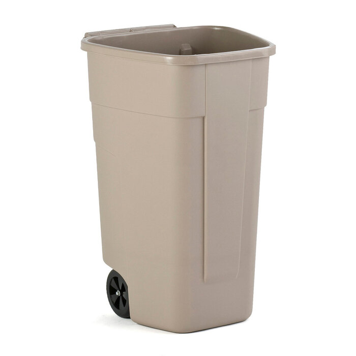 Mobiele container basis 110 liter beige