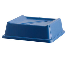 Rubbermaid Deksel papierrecycling blauw