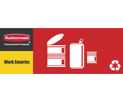 Rubbermaid Sticker - metaal rood