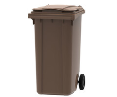 Mini-container 240 liter bruin