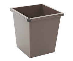 A-Select Vierkant tapse papierbak bruin