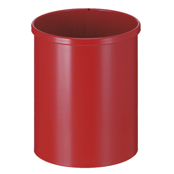 Ronde papierbak 15 liter rood