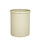 Ronde papierbak 15 liter grijswit (R9002)