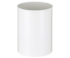 Ronde papierbak 30 liter grijswit (R9002)