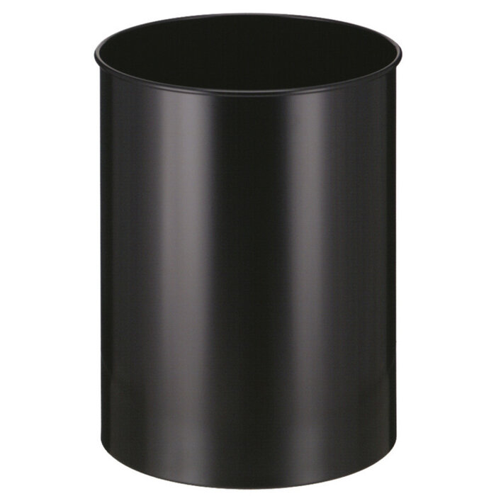 Ronde papierbak 30 liter zwart