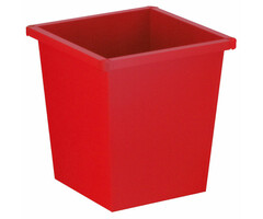 A-Select Vierkant tapse papierbak rood