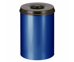 Vlamdovende papierbak 30 liter (blauw, zwart)