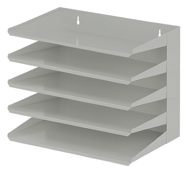 Sorteerrek 5-delig grijs