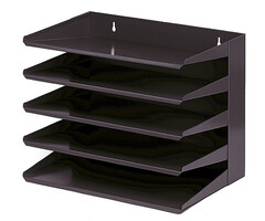 Sorteerrek 5-delig zwart