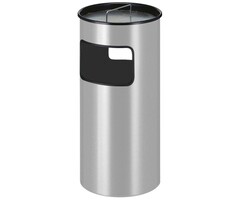 As-papierbak 50 liter aluminiumgrijs