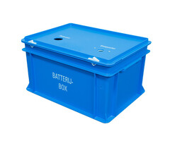 Batterijbox blauw