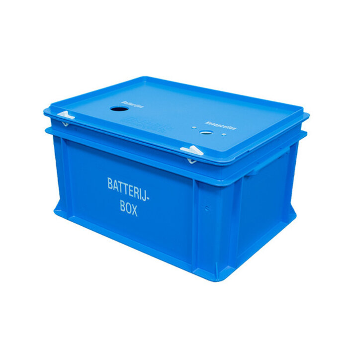 Batterijbox blauw