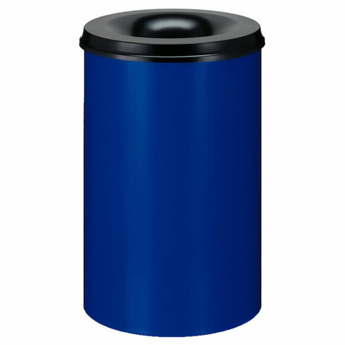 Vlamdovende papierbak 110 liter (blauw, zwart)