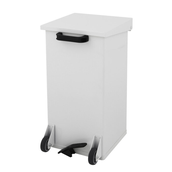 DutchDesign Mobiele Carro-Kick 55 liter wit