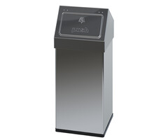 DutchDesign Carro-Push 55 liter RVS