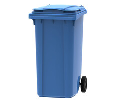 Mini-container 240 liter blauw