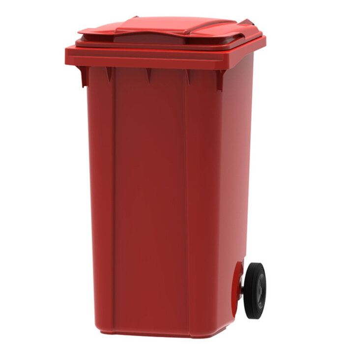 Mini-container 240 liter rood