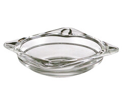 Asbak Ø12 cm transparant