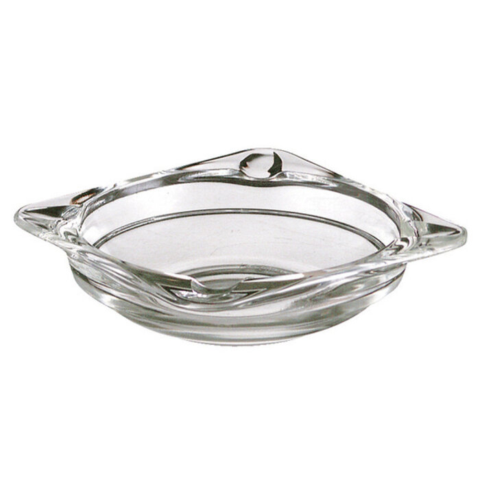 Asbak Ø12 cm transparant