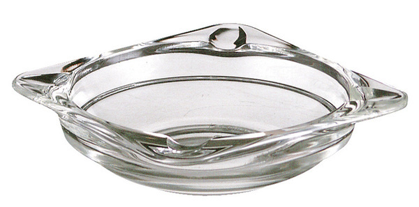 Asbak Ø12 cm transparant