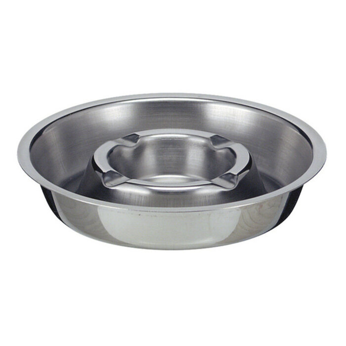 Asbak Ø17 cm RVS