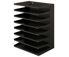 Sorteerrek 8-delig zwart