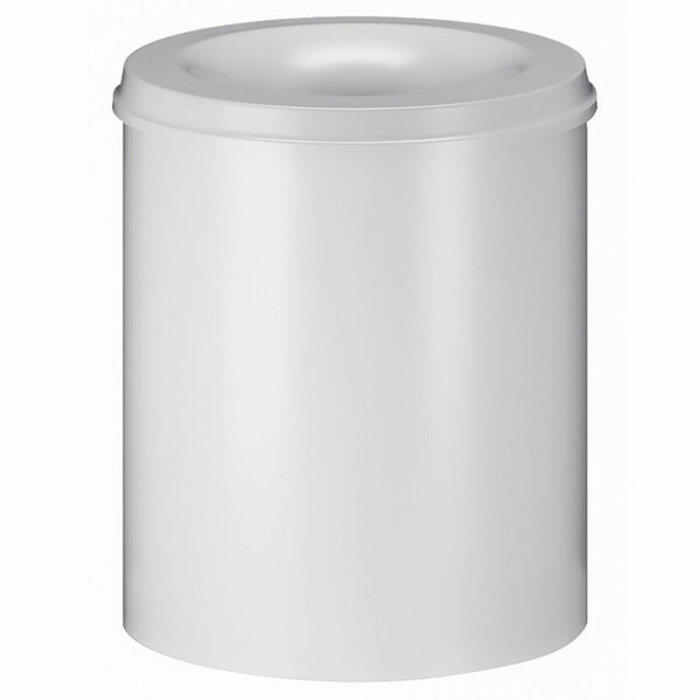 Vlamdovende papierbak 80 liter grijswit (R9002)