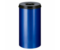 Vlamdovende papierbak 50 liter (blauw, zwart)