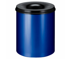 Vlamdovende papierbak 80 liter (blauw, zwart)