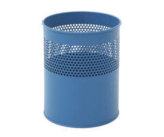Half geperforeerde papierbak 10 liter blauw