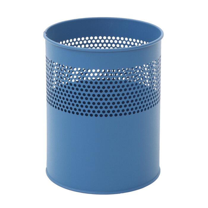 Half geperforeerde papierbak 10 liter blauw