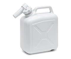 CurTec Jerrycan met schenktuit 5 liter wit