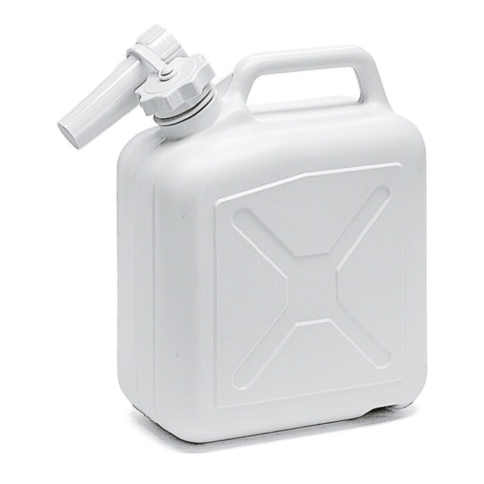 CurTec Jerrycan met schenktuit 5 liter wit