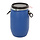 Kunststof ton 30 liter (blauw, zwart)