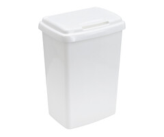 Top-fix afvalbak 50 liter wit